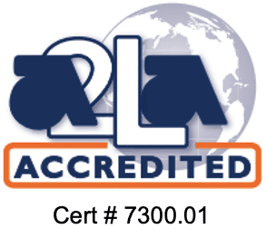 A2LA Accredited Cert# 7300.01